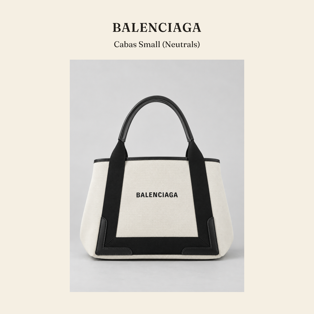 발렌시아가(Balenciaga) Cabas Small (Neutrals) 토트백 - 영국직구 정품 | 레아영국