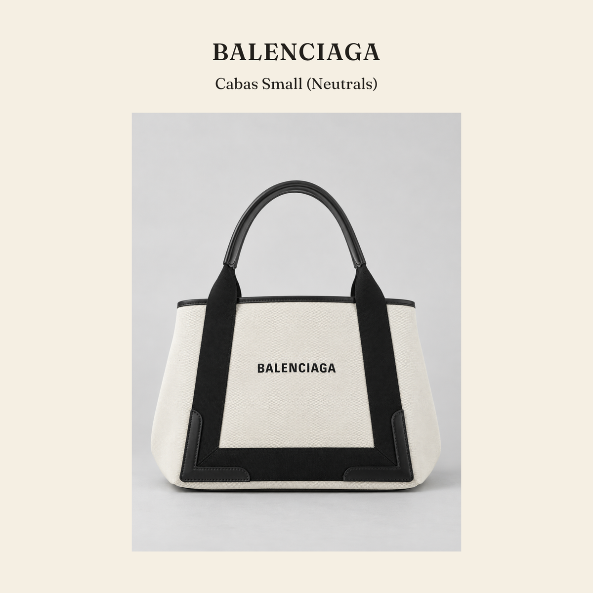 발렌시아가(Balenciaga) Cabas Small (Neutrals) 토트백 - 영국직구 정품 | 레아영국