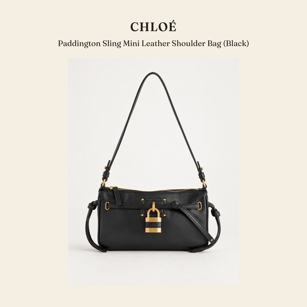 클로에(Chloé) Paddington Sling Mini Leather Shoulder Bag (Black) 숄더백 - 영국직구 정품 | 레아영국