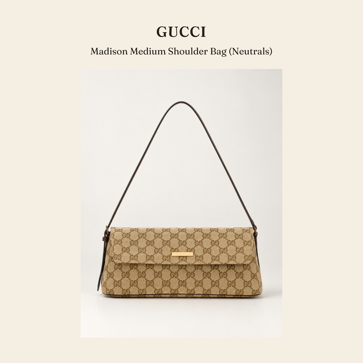 구찌(Gucci) Madison Medium Shoulder Bag (Neutrals) 숄더백 - 영국직구 정품 | 레아영국