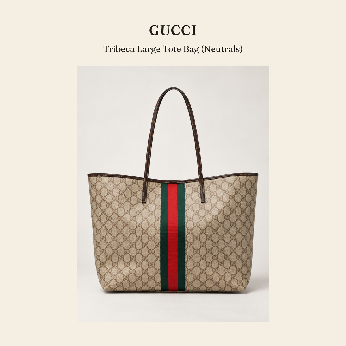 구찌(Gucci) Tribeca Large Tote Bag (Neutrals) 토트백 - 영국직구 정품 | 레아영국