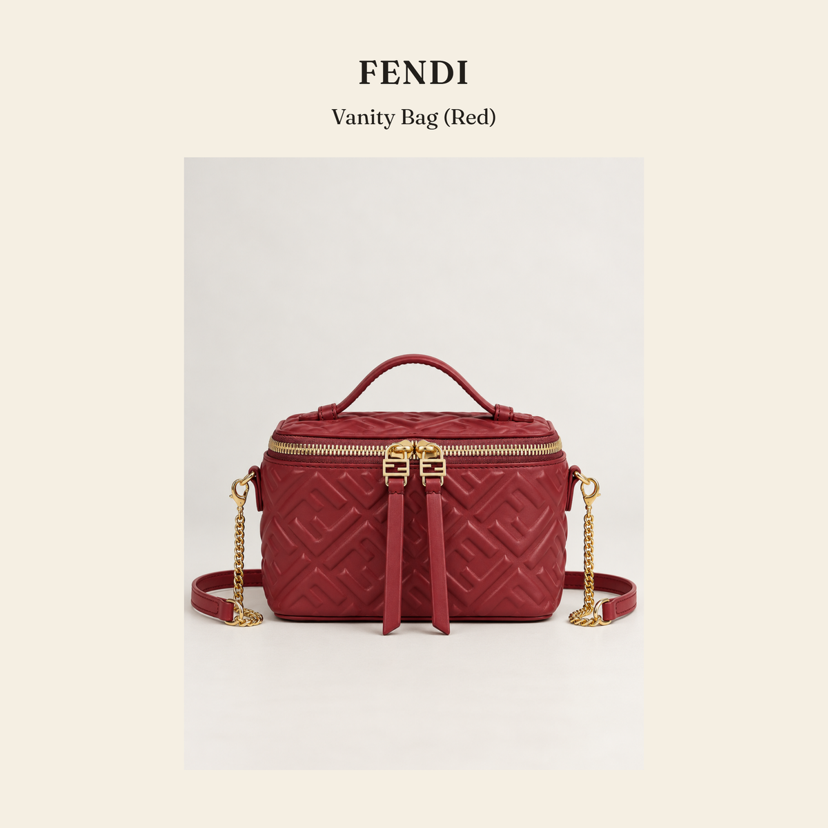 펜디(Fendi) Vanity Bag (Red) - 영국직구 정품 | 레아영국