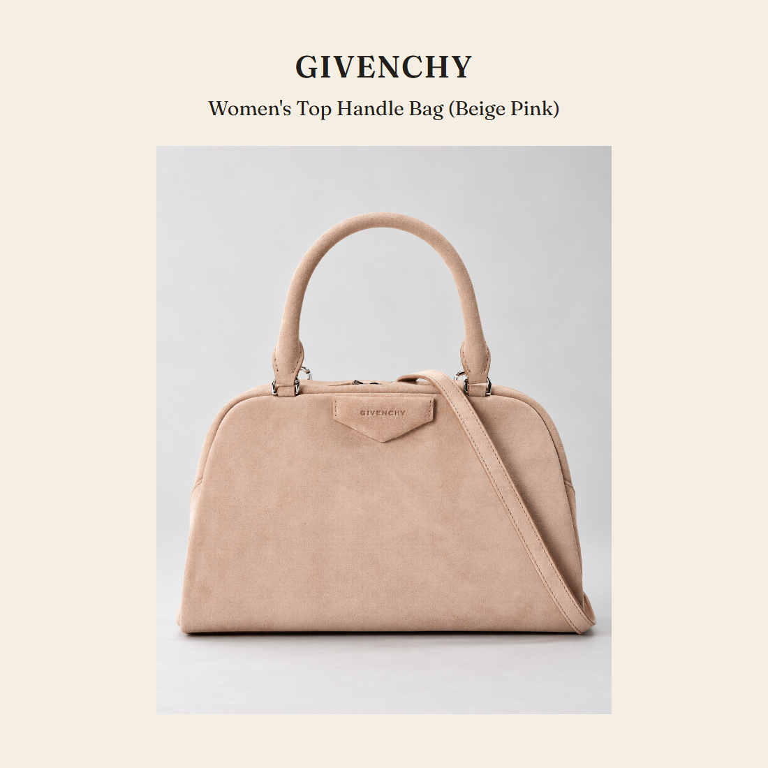 지방시(Givenchy) Women's Top Handle Bag (Beige Pink) - 영국 정품 직수입 | Lhea UK(레아영국)