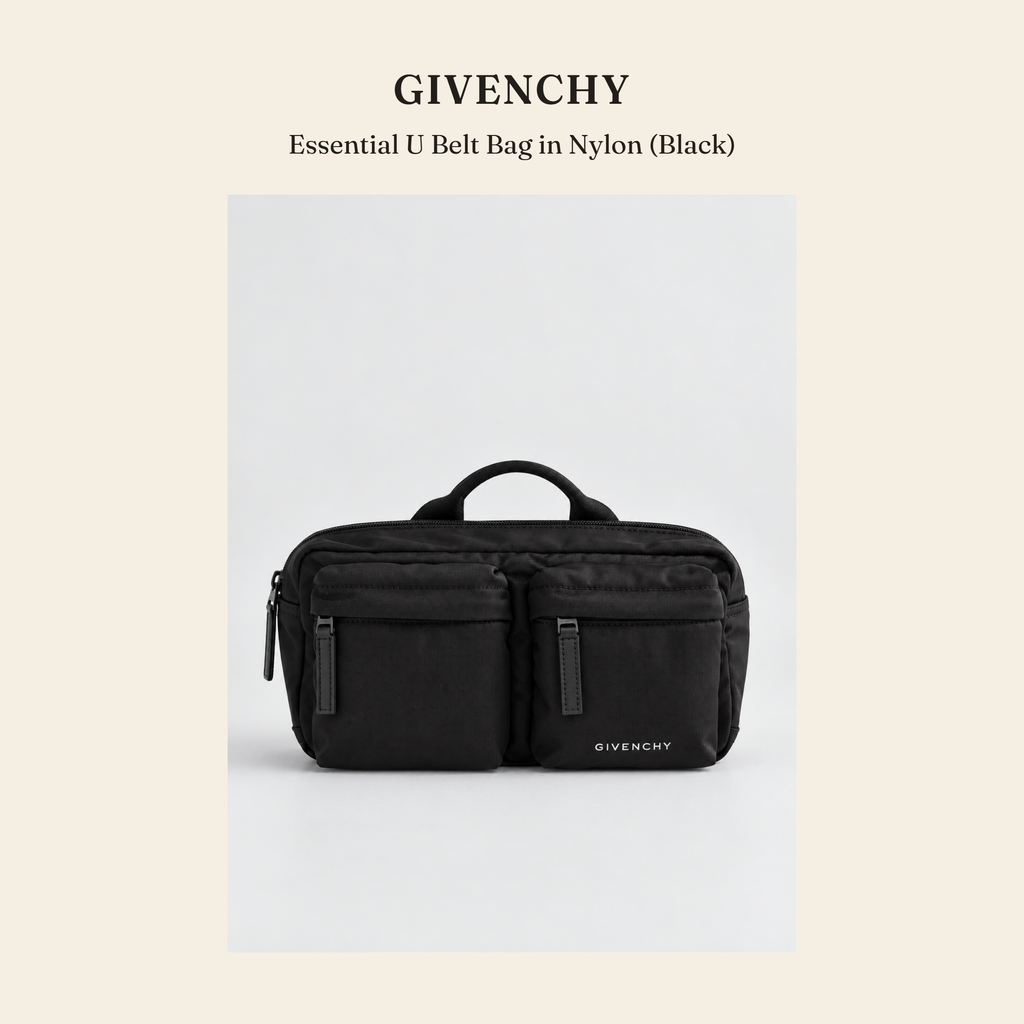 지방시(Givenchy) Essential U Belt Bag in Nylon (Black) - 영국직구 정품 | 레아영국