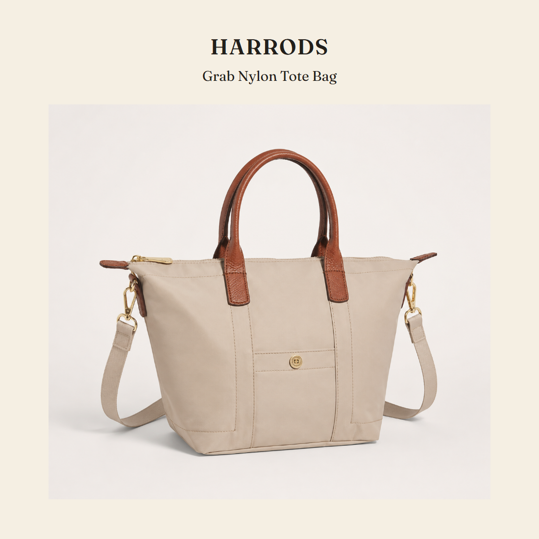 해로즈(Harrods) Grab Nylon Tote Bag 토트백 - 영국 정품 직수입 | Lhea UK(레아영국)