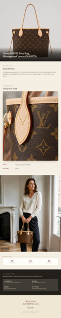 루이비통(Louis Vuitton) Neverfull PM Tote Bag, Monogram Canvas (M46979) 토트백 - 영국 정품 직수입 | Lhea UK(레아영국)