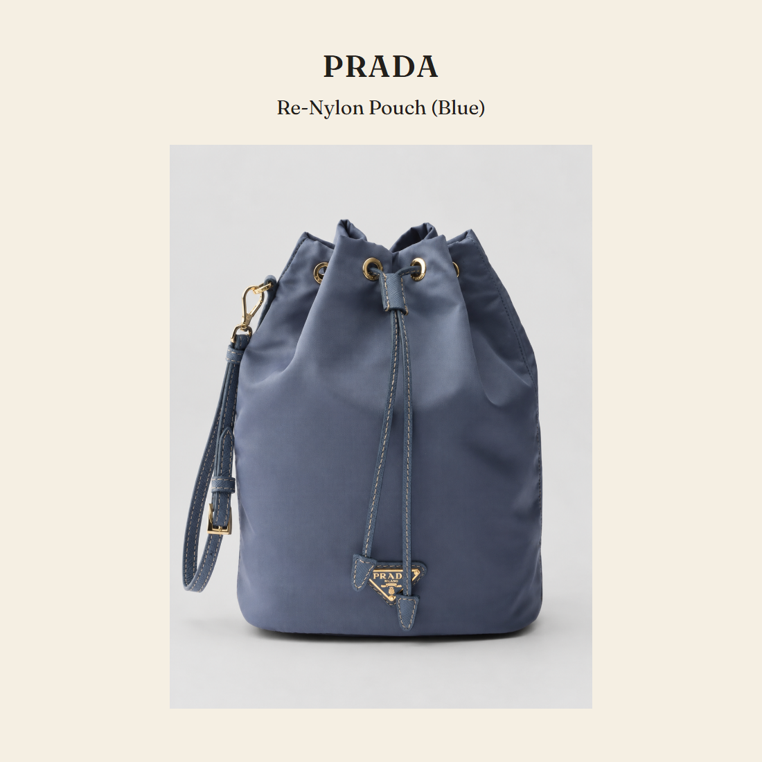 프라다(Prada) Re-Nylon Pouch (Blue) - 영국 정품 직수입 | Lhea UK(레아영국)