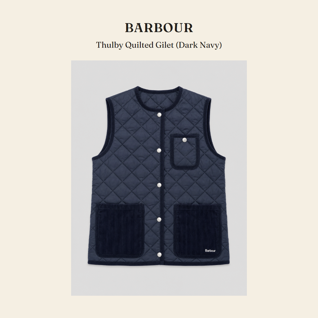 바버(Barbour) Thulby Quilted Gilet (Dark Navy) 질레 - 영국 정품 직수입 | Lhea UK(레아영국)