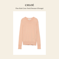 클로에(Chloé) Fine-Knit Crew-Neck Sweater (Orange) 니트웨어 - 영국 정품 직수입 | Lhea UK(레아영국)