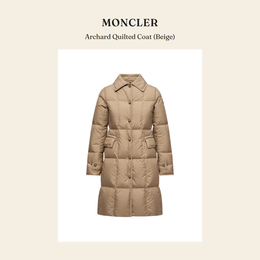 몽클레르(Moncler) Archard Quilted Coat (Beige) - 영국 정품 직수입 | Lhea UK(레아영국)