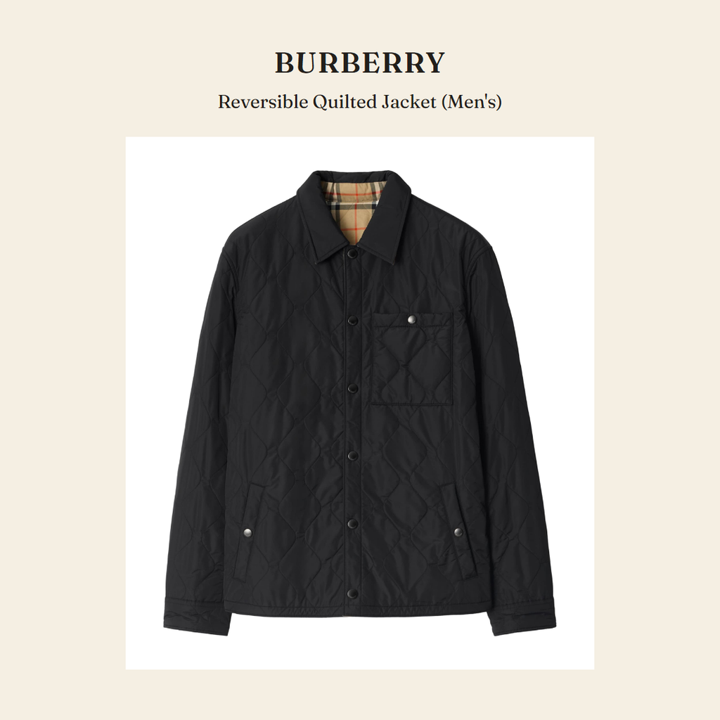 버버리(Burberry) Reversible Quilted Jacket (Men's) - 영국 정품 직수입 | Lhea UK(레아영국)