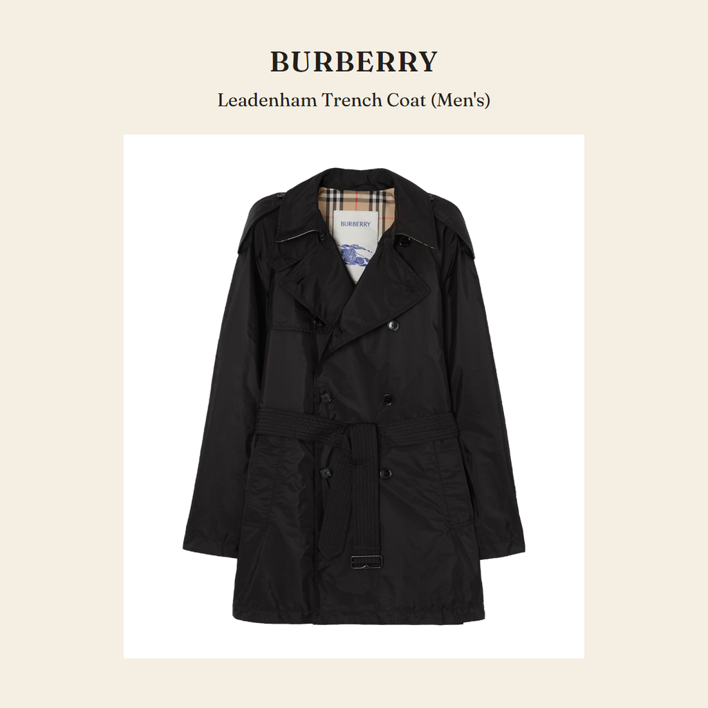 버버리(Burberry) Leadenham Trench Coat (Men's) - 영국 정품 직수입 | Lhea UK(레아영국)