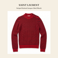 생로랑(Saint Laurent) Striped Knitted Jumper (Red/Black) 니트웨어 - 영국 정품 직수입 | Lhea UK(레아영국)