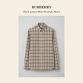 버버리(Burberry) Check-pattern Shirt (Neutrals, Men's) 셔츠 - 영국 정품 직수입 | Lhea UK(레아영국)