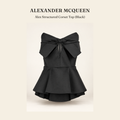 알렉산더 맥퀸(Alexander McQueen) Alex Structured Corset Top (Black) - 영국직구 정품 | 레아영국