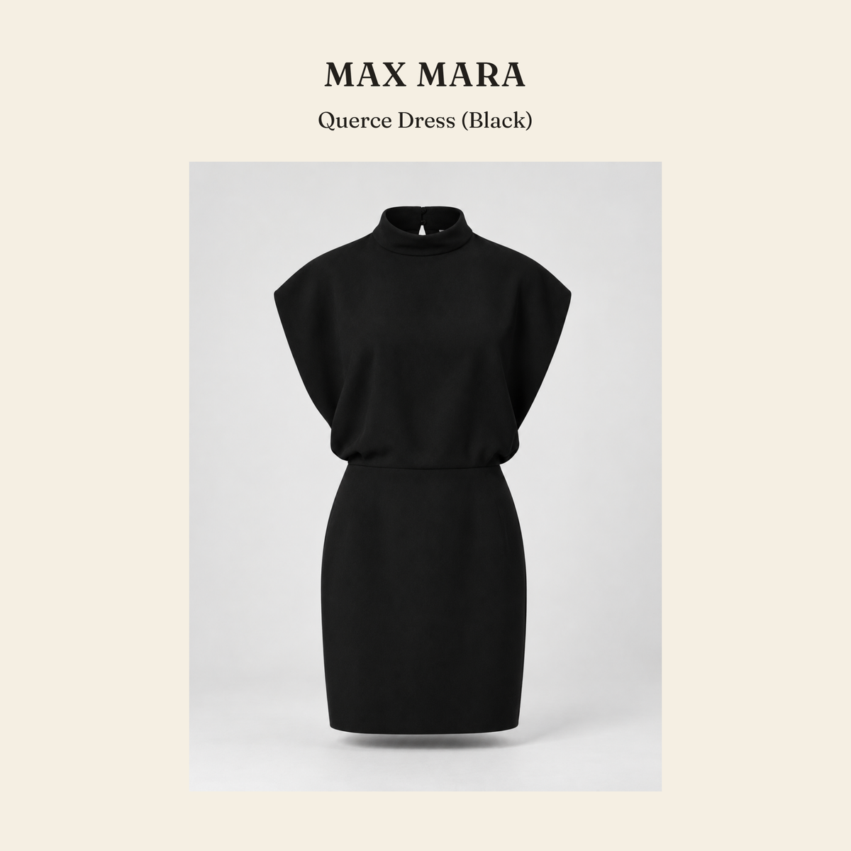 막스마라(Max Mara) Querce Dress (Black) 원피스 - 영국직구 정품 | 레아영국