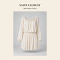 생로랑(Saint Laurent) Mini Dress (Craie) 원피스 - 영국직구 정품 | 레아영국