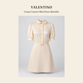 발렌티노(Valentino) Crepe Couture Mini Dress (Betulla) 원피스 - 영국직구 정품 | 레아영국