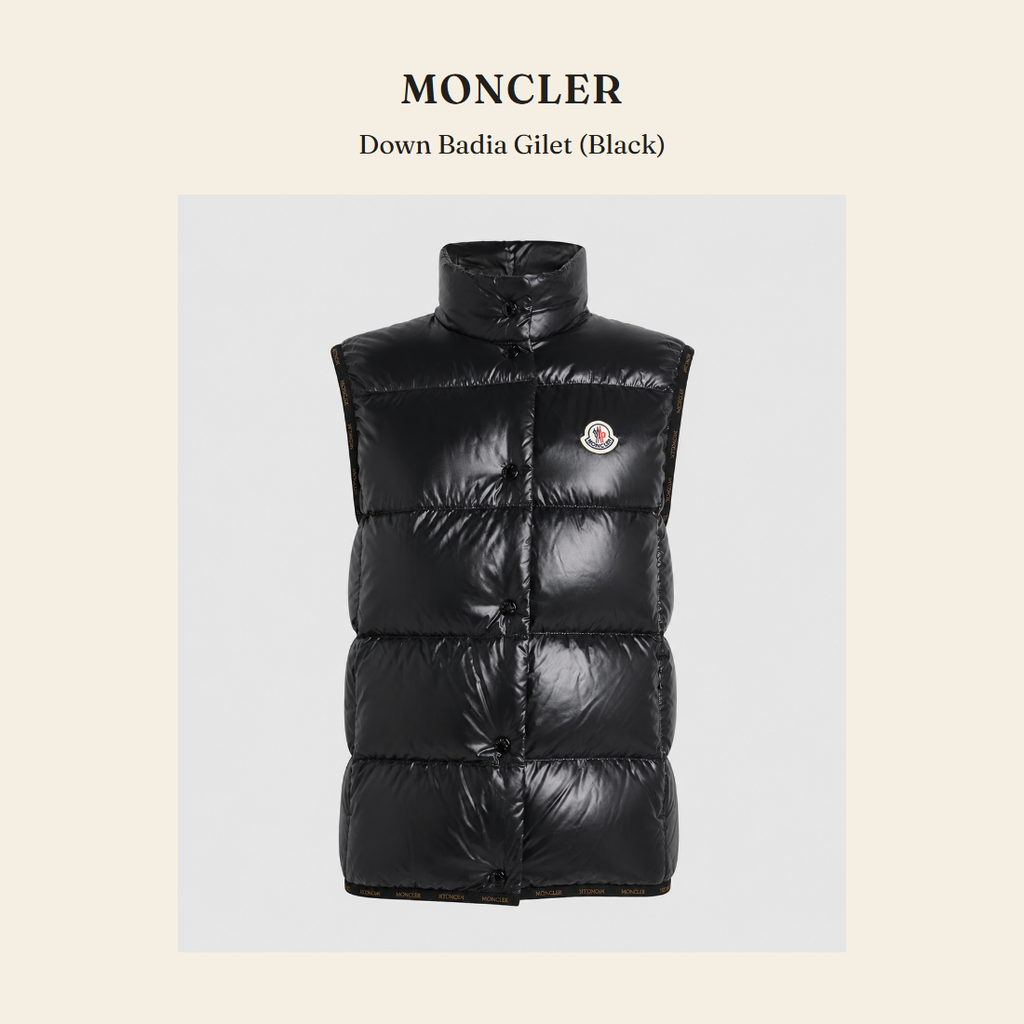 몽클레르(Moncler) Down Badia Gilet (Black) 질레 - 영국 정품 직수입 | Lhea UK(레아영국)