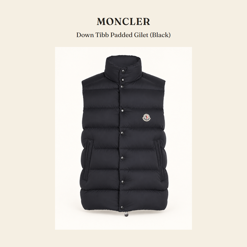 몽클레르(Moncler) Down Tibb Padded Gilet (Black) - 영국 정품 직수입 | Lhea UK(레아영국)