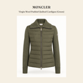 몽클레르(Moncler) Virgin Wool Padded Quilted Cardigan (Green) - 영국 정품 직수입 | Lhea UK(레아영국)