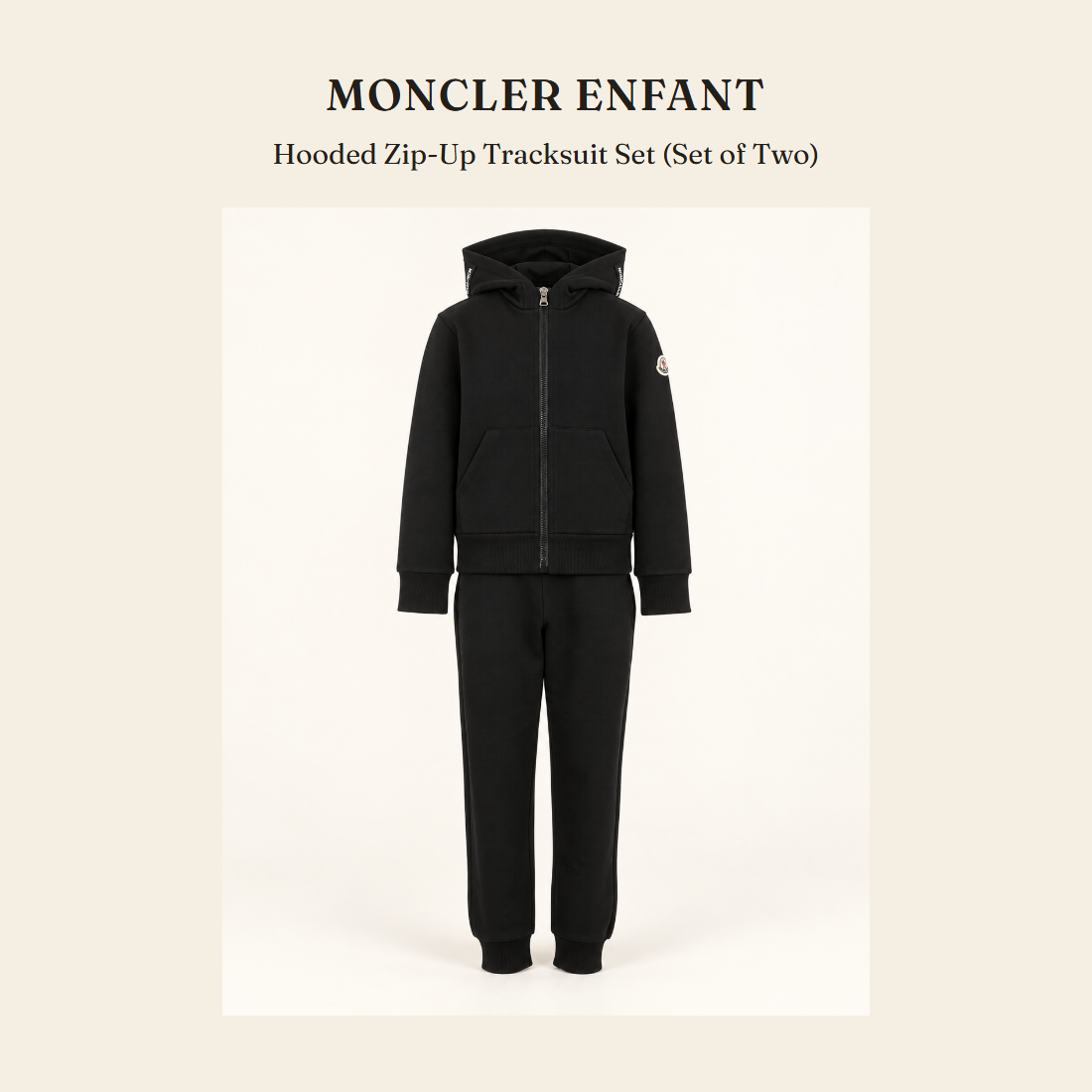 몽클레르 앙팡(Moncler Enfant) Hooded Zip-Up Tracksuit Set (Set of Two) - 영국 정품 직수입 | Lhea UK(레아영국)