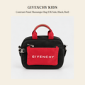 지방시 키즈(Givenchy Kids) Contrast-Panel Messenger Bag (UK Sale, Black/Red) - 영국 정품 직수입 | Lhea UK(레아영국)