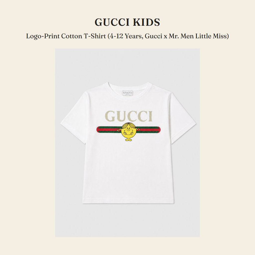 구찌 키즈(Gucci Kids) Logo-Print Cotton T-Shirt (4-12 Years, Gucci x Mr. Men Little Miss) - 영국 정품 직수입 | Lhea UK(레아영국)