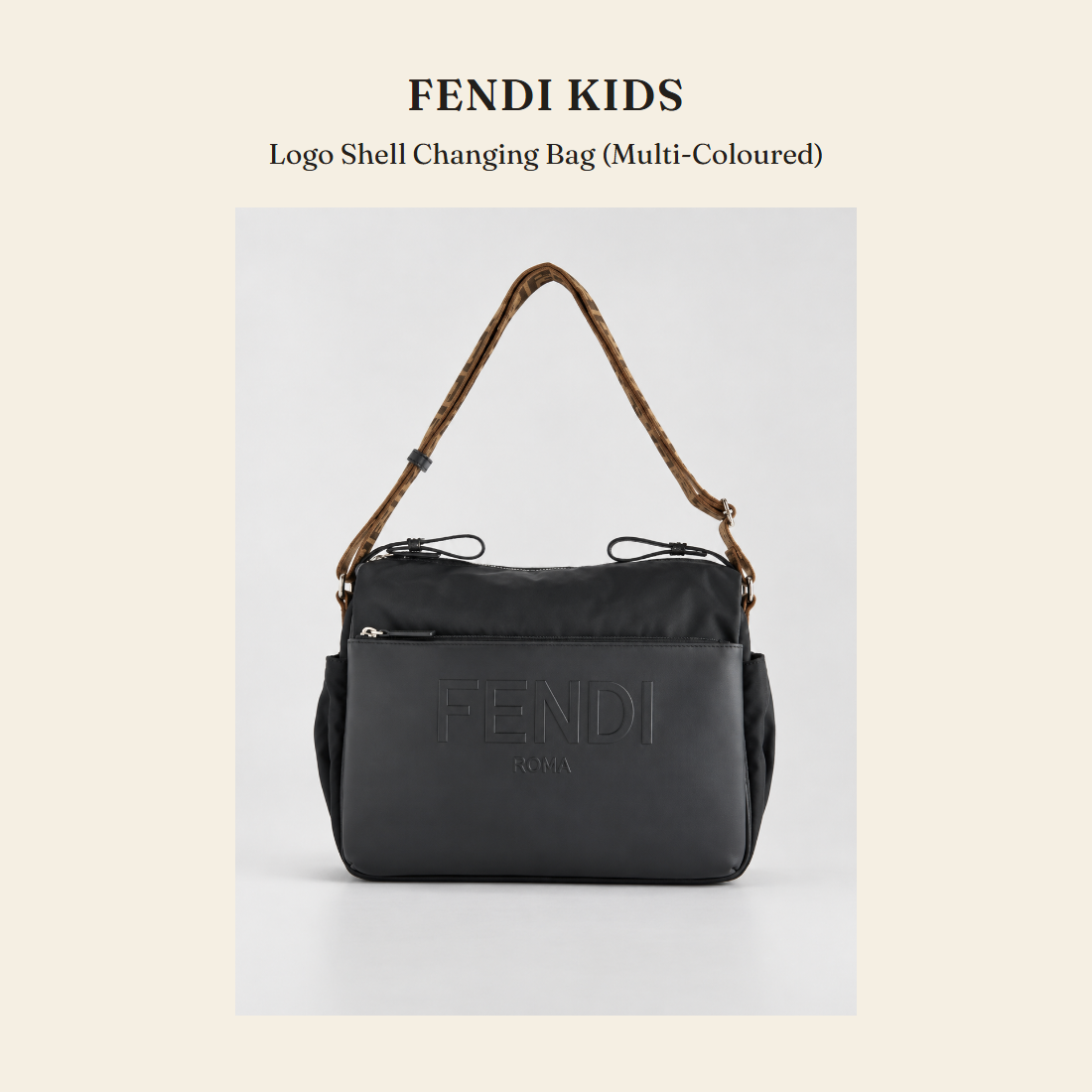 펜디 키즈(Fendi Kids) Logo Shell Changing Bag (Multi-Coloured) - 영국 정품 직수입 | Lhea UK(레아영국)