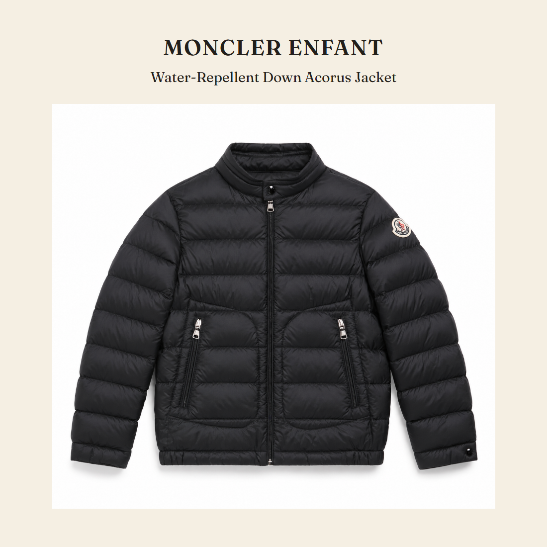몽클레르 앙팡(Moncler Enfant) Water-Repellent Down Acorus Jacket - 영국 정품 직수입 | Lhea UK(레아영국)