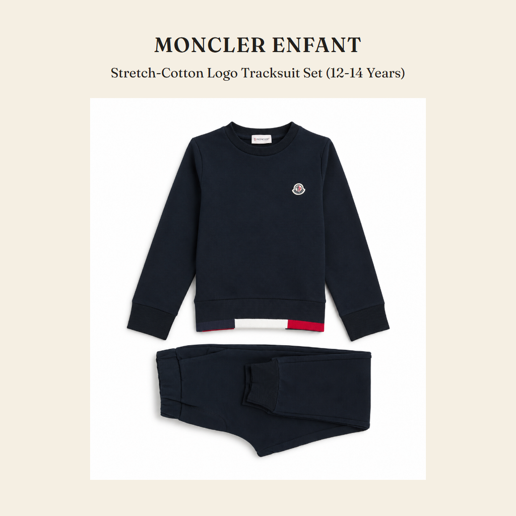 몽클레르 앙팡(Moncler Enfant) Stretch-Cotton Logo Tracksuit Set (12-14 Years) - 영국 정품 직수입 | Lhea UK(레아영국)