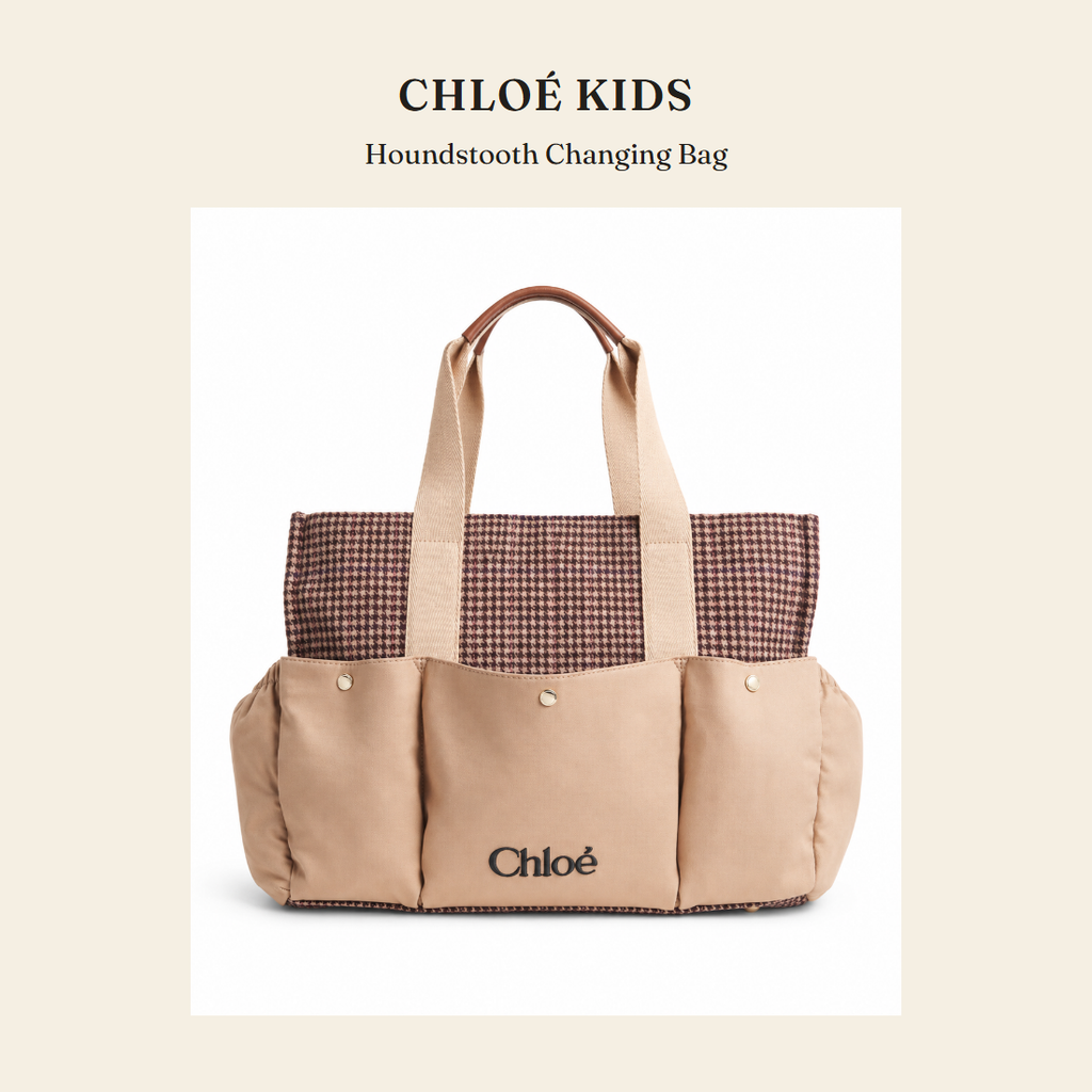 클로에 키즈(Chloé Kids) Houndstooth Changing Bag - 영국 정품 직수입 | Lhea UK(레아영국)