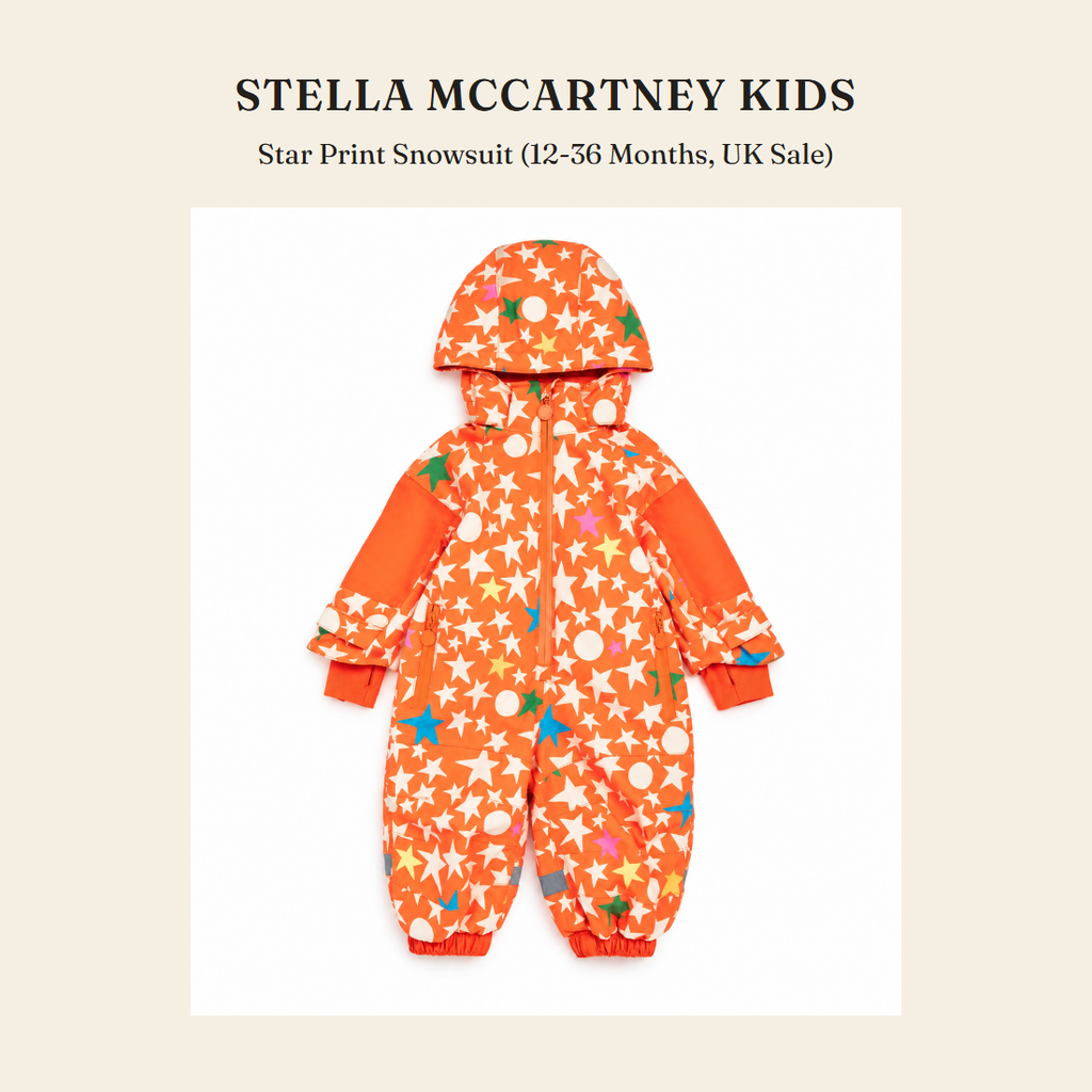 스텔라 매카트니 키즈(Stella McCartney Kids) Star Print Snowsuit (12-36 Months, UK Sale) - 영국 정품 직수입 | Lhea UK(레아영국)