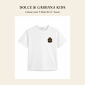 돌체앤가바나 키즈(Dolce & Gabbana Kids) Cotton Crest T-Shirt (8-12+ Years) - 영국 정품 직수입 | Lhea UK(레아영국)