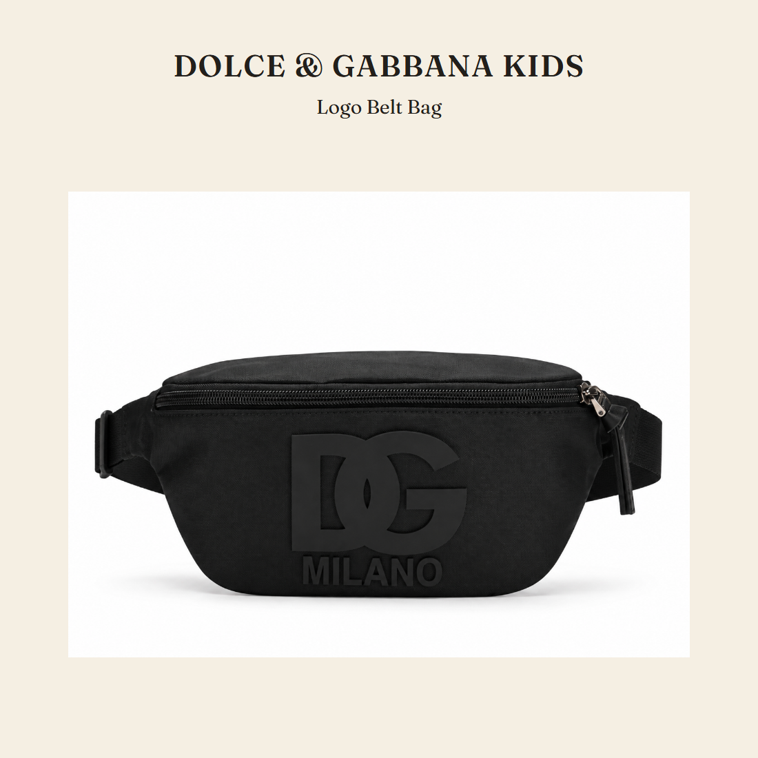 돌체앤가바나 키즈(Dolce & Gabbana Kids) Logo Belt Bag - 영국 정품 직수입 | Lhea UK(레아영국)