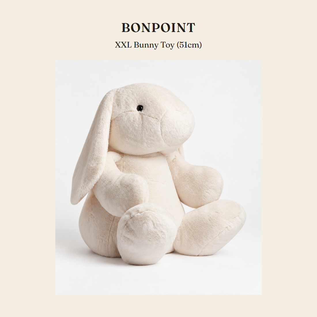 봉포인트(Bonpoint) XXL Bunny Toy (51cm) - 영국 정품 직수입 | Lhea UK(레아영국)