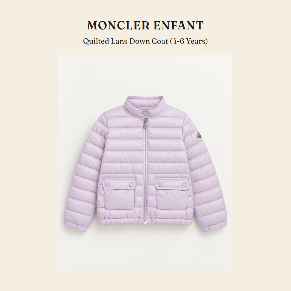 몽클레르 앙팡(Moncler Enfant) Quilted Lans Down Coat (4-6 Years) - 영국 정품 직수입 | Lhea UK(레아영국)