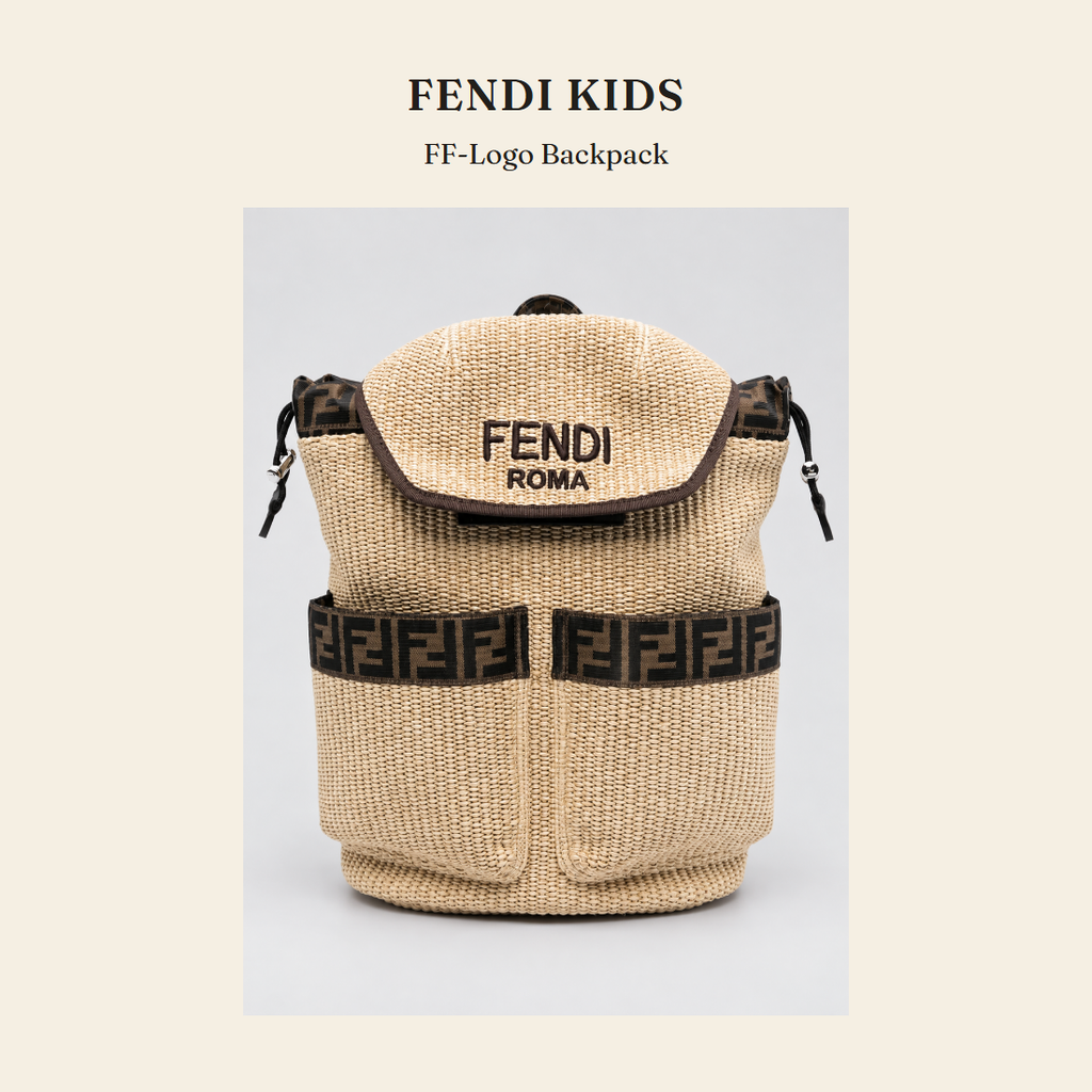 펜디 키즈(Fendi Kids) FF-Logo Backpack - 영국 정품 직수입 | Lhea UK(레아영국)