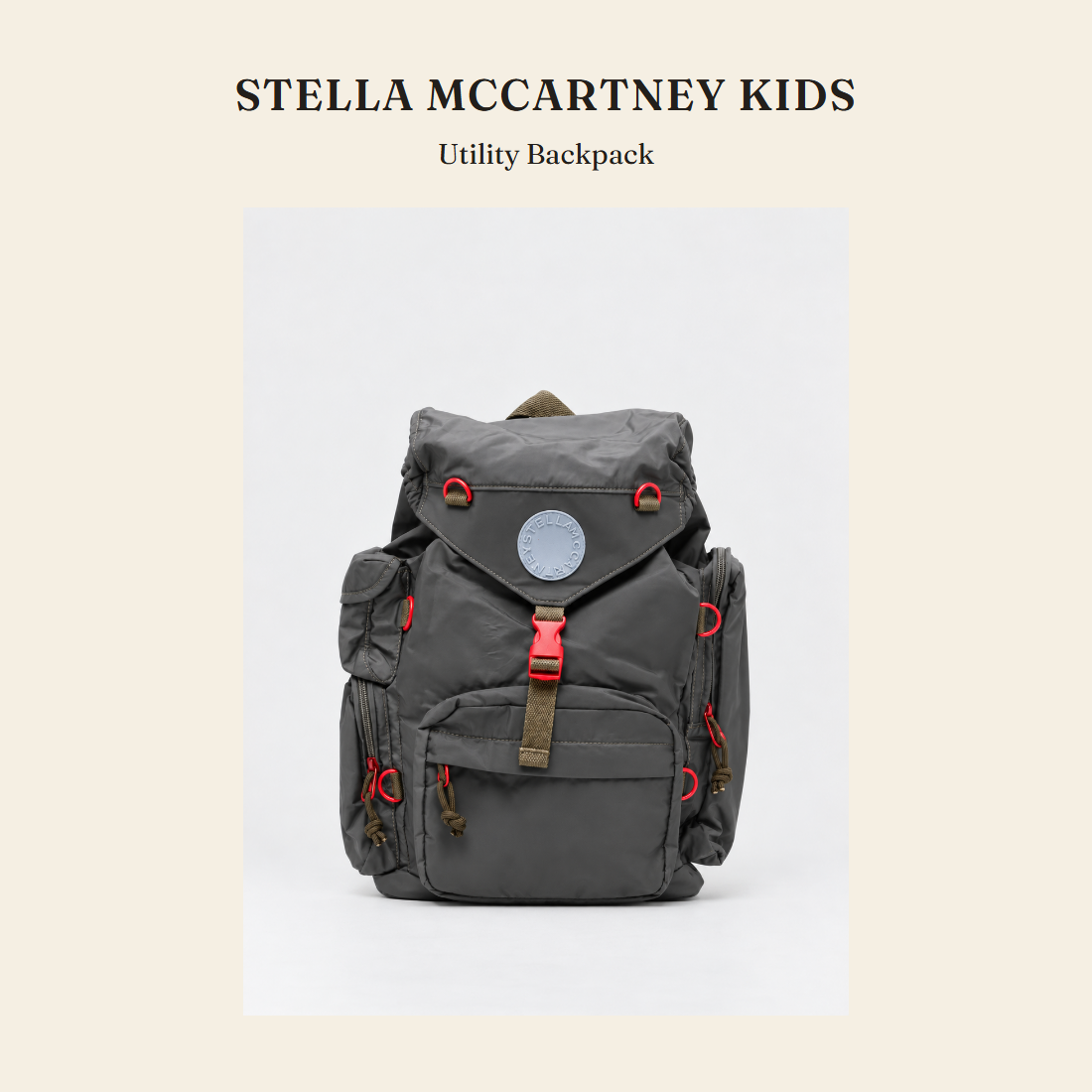 스텔라 매카트니 키즈(Stella McCartney Kids) Utility Backpack - 영국 정품 직수입 | Lhea UK(레아영국)