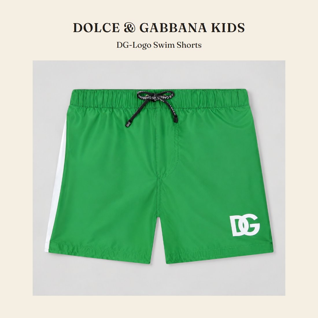 돌체앤가바나 키즈(Dolce & Gabbana Kids) DG-Logo Swim Shorts - 영국 정품 직수입 | Lhea UK(레아영국)