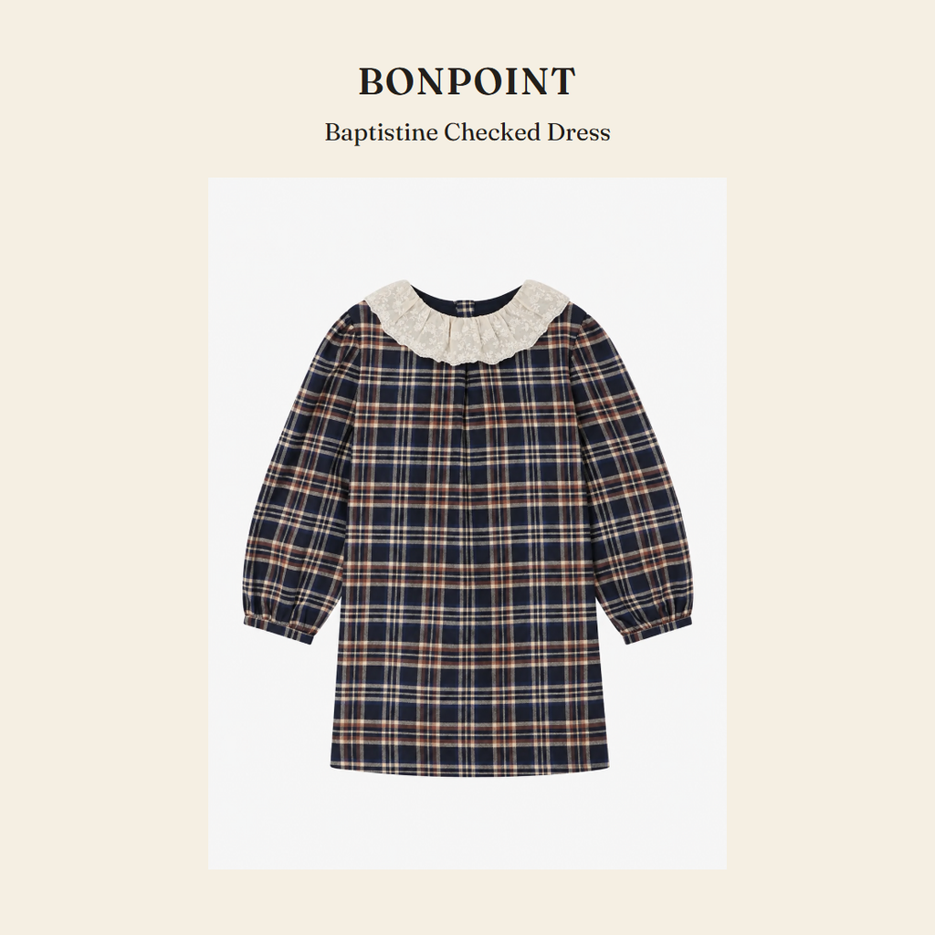 봉포인트(Bonpoint) Baptistine Checked Dress 원피스 - 영국 정품 직수입 | Lhea UK(레아영국)