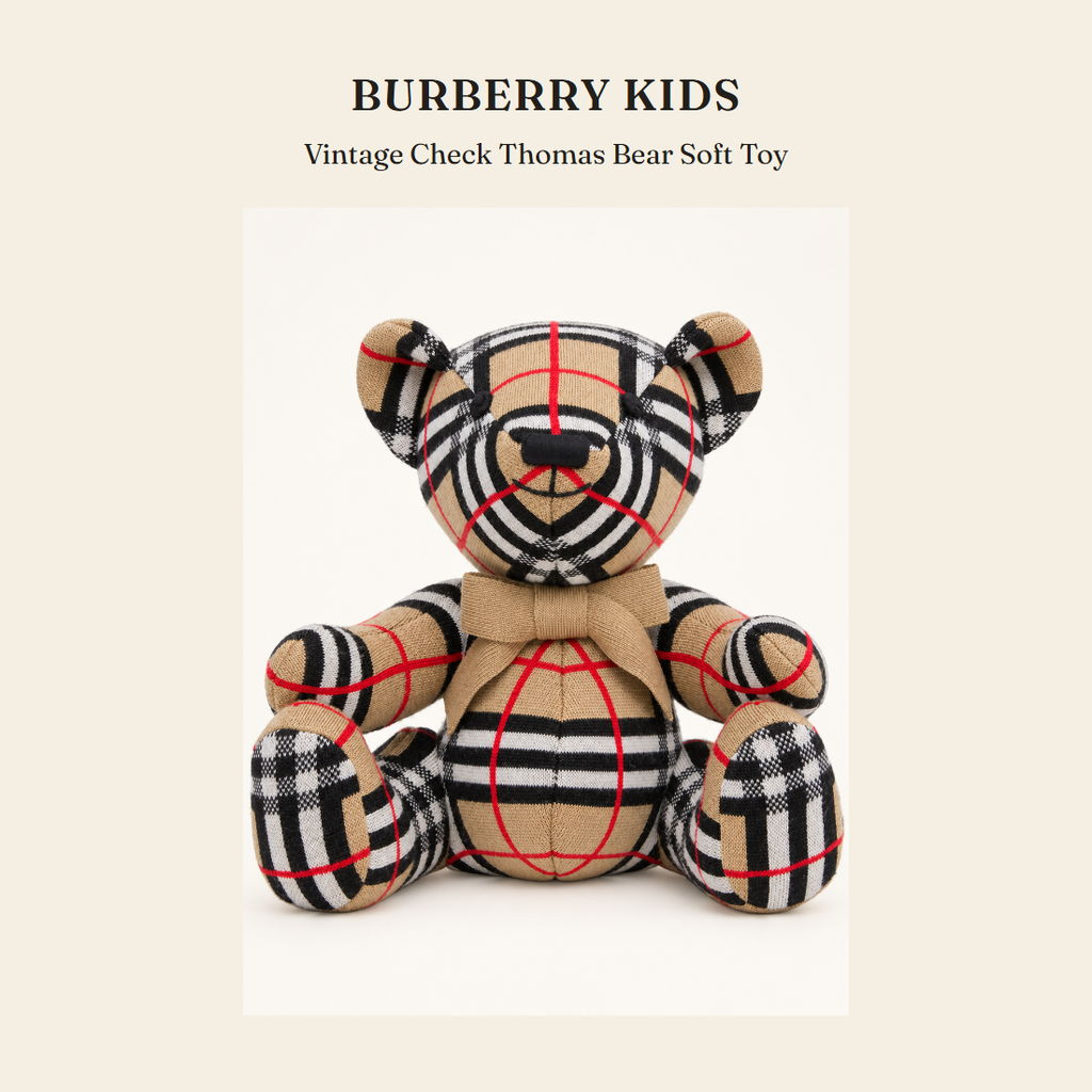 버버리 키즈(Burberry Kids) Vintage Check Thomas Bear Soft Toy - 영국 정품 직수입 | Lhea UK(레아영국)