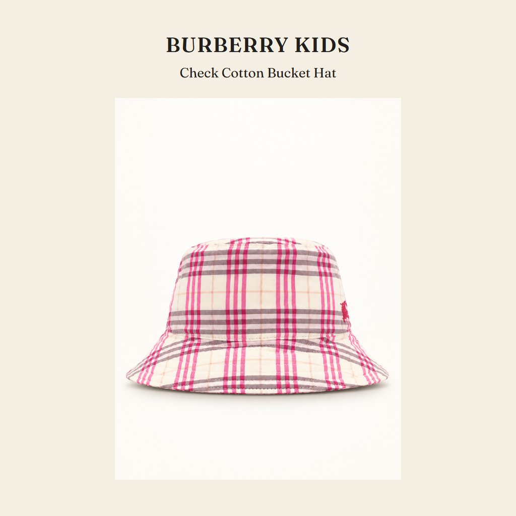 버버리 키즈(Burberry Kids) Check Cotton Bucket Hat - 영국 정품 직수입 | Lhea UK(레아영국)