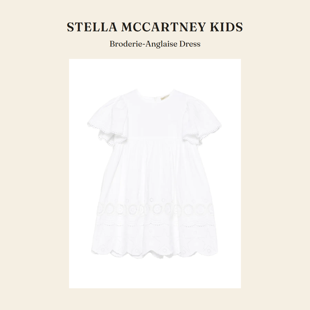 스텔라 매카트니 키즈(Stella McCartney Kids) Broderie-Anglaise Dress 원피스 - 영국 정품 직수입 | Lhea UK(레아영국)