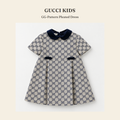 구찌 키즈(Gucci Kids) GG-Pattern Pleated Dress 원피스 - 영국 정품 직수입 | Lhea UK(레아영국)