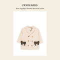 펜디 키즈(Fendi Kids) Bear-Appliqué Double-Breasted Jacket 재킷 - 영국 정품 직수입 | Lhea UK(레아영국)