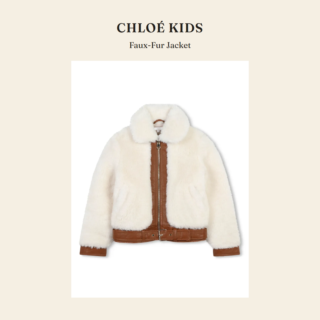 클로에 키즈(Chloé Kids) Faux-Fur Jacket 재킷 - 영국 정품 직수입 | Lhea UK(레아영국)