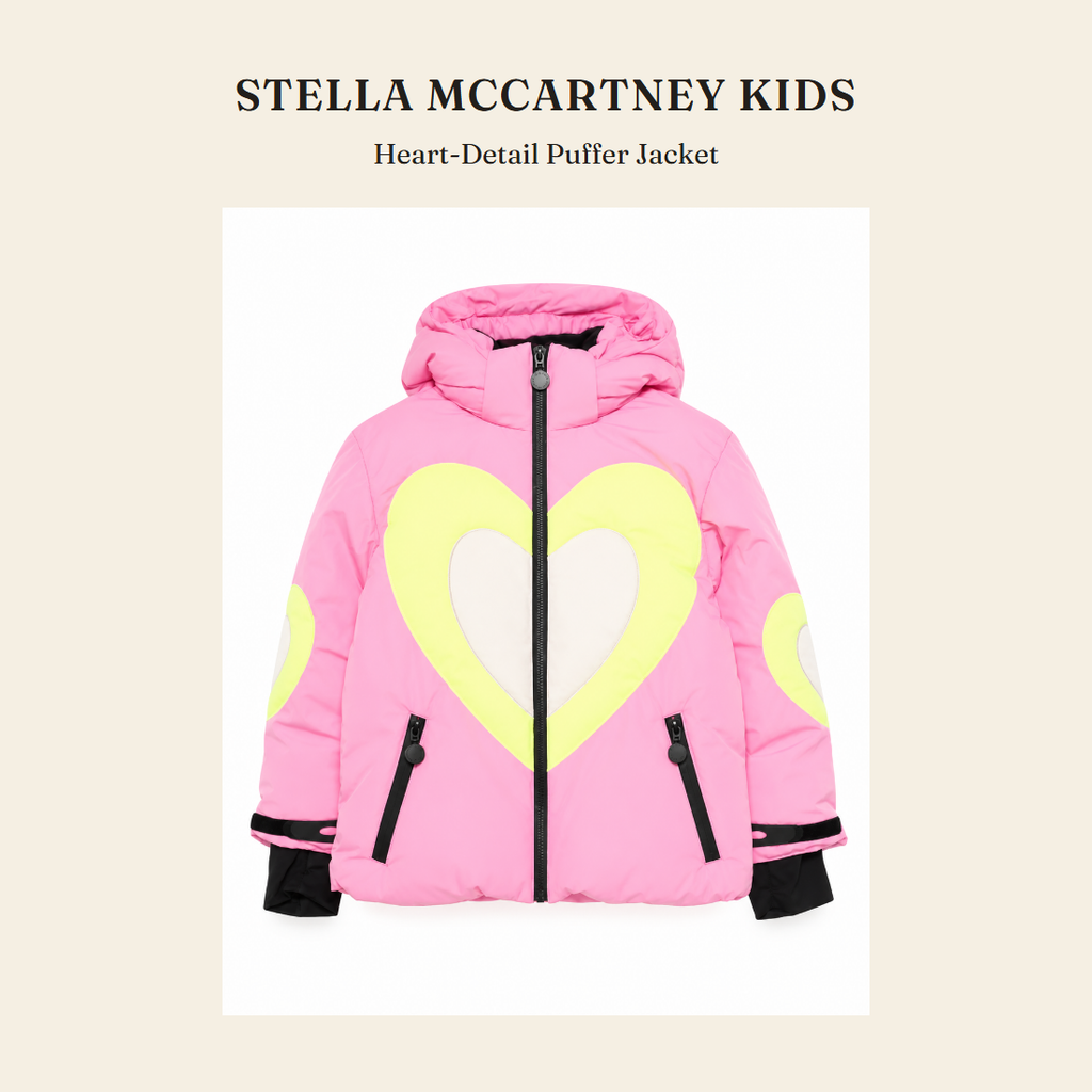 스텔라 매카트니 키즈(Stella McCartney Kids) Heart-Detail Puffer Jacket - 영국 정품 직수입 | Lhea UK(레아영국)