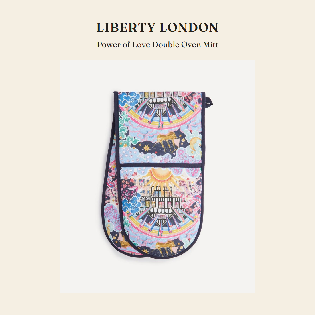 리버티 런던(Liberty London) Power of Love Double Oven Mitt 홈 텍스타일 - 영국 정품 직수입 | Lhea UK(레아영국)