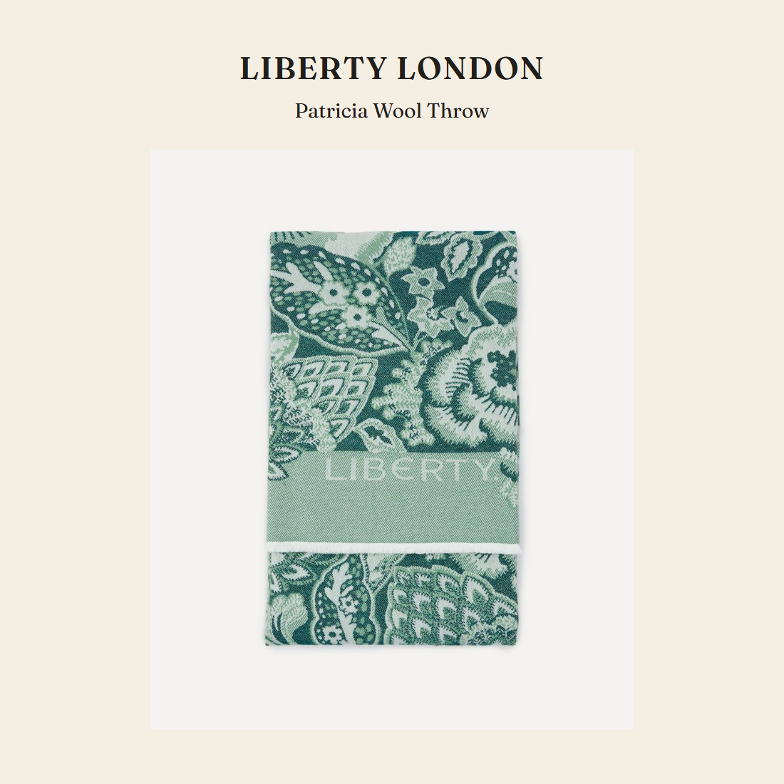 리버티 런던(Liberty London) Patricia Wool Throw 담요 - 영국 정품 직수입 | Lhea UK(레아영국)